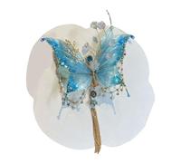 Flores Clips para el pelo | Clip de pelo con flecos | Brillante seda hadas decoración de la cabeza para chicas jóvenes Baile Boda Vacaciones en la playa Ocasiones festivas Festival Escuela