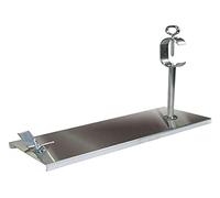 Flores Cortés 17103 - Soporte jamonero, Tipo D, Inoxidable, Base de INOX