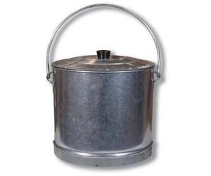 Flores Cortés - Cubo galv Basura con Tapa 350x400 (40l)