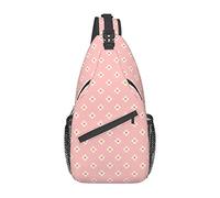 Flores Daisy Sling Bag, Chest Bag Daypack, Crossbody Sling Mochila para Viajes Deportes Correr Senderismo