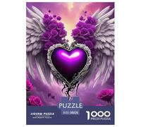 Flores de Amor 1000 Piezas Rompecabezas Juego De Familia Impresionante Puzzle Regalo para La Relajación para Regalos De Viaje, Presente 38x26cm/1000pcs