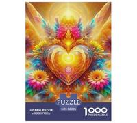 Flores de Amor 1000 Piezas Rompecabezas Juego De Familia Impresionante Puzzles Bonita Decoración Rompecabezas para Regalos De Viaje, Presente 38x26cm/1000pcs
