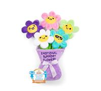 Flores de apoyo emocional de Relatable, animales de peluche y juguetes, juguetes esponjosos y peluches, grandes ideas de regalo para seres queridos de todas las edades, incluye 5 peluches con cesta de