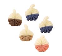 Flores de Baño Pe 5 Piezas, Bolas de Ducha Exfoliantes | Malla para Ducha, Limpieza Delicada y Retirada de Células Muertas, Diseño Ergonómico Estilo Aleatorio