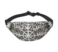 Flores de cerezo rosas adecuadas para deportes, correr, viajar, al aire libre, riñonera unisex para hombres y mujeres, Yelmo de asombro, Talla única, Mochila para bicicleta