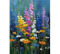 Flores De Colores Puzzle 4000 Piezas, Rompecabezas Adultos Puzzle, 3D Un Rompecabezas, Desafiante Puzzles de Decoración Juego de, Juego Educativo para Toda la Familia, para Regalo Decoración FNKL7-104