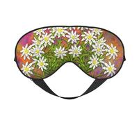 Flores de Edelweiss suizas, Cubreojos completos Antifaz bloqueador de luz Antifaz para dormir Antifaz suave con los ojos vendados Noche