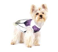 Flores de Esperanza de Color púrpura Lavanda,Camiseta de algodón sin Mangas para Mascotas, Chaleco Transpirable, Suave y elástico para Cachorros,M