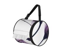 Flores de Esperanza de Color púrpura Lavanda,Dispensador de pañuelos cilíndrico, Soporte para Caja de pañuelos Colgante, dispensador de pañuelos para Coche