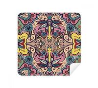 Flores de estilo europeo hojas gafas de limpieza paño de limpieza de la pantalla del teléfono Limpiador de gamuza tela 2pcs