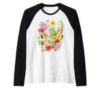 Flores de Etiopía Arte de Palabras - Orgullo Etíope Camiseta Manga Raglan