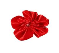 Flores de gasa, flores tela, 20 unidades 3,8 cm satén artificial for diadema niña, accesorios for el cabello, tocados, manualidades, coronas, decoración del hogar y jardín(Red)