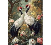 Flores De Grulla Coronada Roja Puzzle 3000 Piezas, Rompecabezas Adultos Puzzle, Desafiante Puzzles de Decoración Juego de, Entretenimiento Juego Educativo para Toda la Familia DX0YL7-184