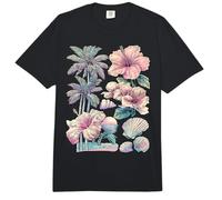 Flores de Hibisco Pastel Floral Summer Vibes Dreamy Art Comfort Colors Adult Heavyweight T-Shirt