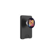 Flores de Kansas Word Art - Recuerdo del estado de Kansan PopSockets PopWallet para MagSafe