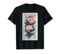 Flores de loto intrincadas Flores de loto que fluyen Camiseta