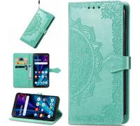 Flores de Mandala Funda para Huawei Enjoy 90 Plus, Soporte, Cierre magnético Cover, Ranura para Tarjeta Wallet Case para Huawei Enjoy 90 Plus-06