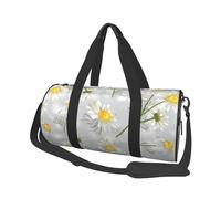 Flores de manzanilla, Bolsa de Viaje de Gran Capacidad, Bolso Redondo, Bolsa de Viaje Deportiva, Bolsa de Mano, Bolsa de Fitness