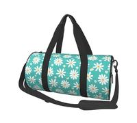 Flores de Margarita Blanca, Bolsa de Viaje de Gran Capacidad, Bolso Redondo, Bolsa de Viaje Deportiva, Bolsa de Mano, Bolsa de Fitness