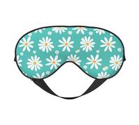 Flores de margarita blanca, Cubreojos completos Antifaz bloqueador de luz Antifaz para dormir Antifaz suave con los ojos vendados Noche