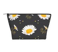 Flores de Margarita, Bolsa de artículos de tocador Bolsa de Maquillaje Bolsa de cosméticos Bolsa de artículos de tocador de Viaje portátil