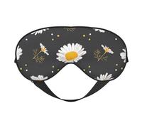 flores de margarita, Cubreojos completos Antifaz bloqueador de luz Antifaz para dormir Antifaz suave con los ojos vendados Noche