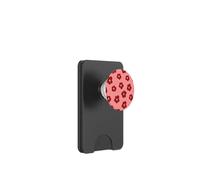 Flores de margarita retro lindo patrón floral rojo estético PopSockets PopWallet para MagSafe