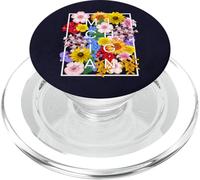 Flores de Michigan Word Art - Michigander Pride PopSockets PopGrip para MagSafe