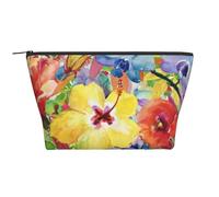 Flores De Orquídeas Lirio Acuarela, Bolsa de artículos de tocador Bolsa de Maquillaje Bolsa de cosméticos Bolsa de artículos de tocador de Viaje portátil