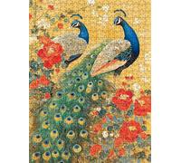 Flores De Pavo Real Puzzle 5000 Piezas, Rompecabezas Adultos Puzzle, Desafiante Puzzles de Decoración Juego de, Entretenimiento Juego Educativo para Toda la Familia, para Regalo Decoración DX0YL7-520