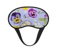 Flores de pensamiento, Cubiertas oculares completas, antifaces para dormir que bloquean la luz, orejeras opacas para dormir