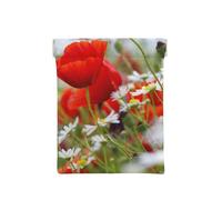 Flores de Pradera y Margaritas, Squeeze Top Wallet Bolsa de Almacenamiento para Mujer Monedero pequeño Bolsa de Cambio