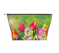 Flores De Primavera Narcisos, Bolsa de artículos de tocador Bolsa de Maquillaje Bolsa de cosméticos Bolsa de artículos de tocador de Viaje portátil