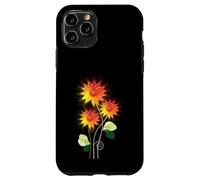 Flores de Sol Brillantes y Vibrantes Lindas Flores Pop Art Deco Carcasa para iPhone 11 Pro