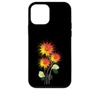 Flores de Sol Brillantes y Vibrantes Lindas Flores Pop Art Deco Carcasa para iPhone 12 Mini