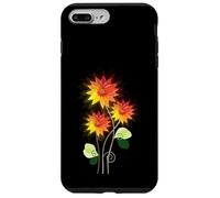Flores de Sol Brillantes y Vibrantes Lindas Flores Pop Art Deco Carcasa para iPhone 7 Plus/8 Plus