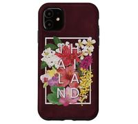 Flores de Tailandia Word Art - Orgullo tailandés Carcasa para iPhone 11