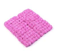 Flores De Tela 144 Uds 1,7 cm Mini encaje PE Rosa espuma flor ramo for boda decoración del hogar Scrapbooking DIY corona flores artificiales(Hot pink)
