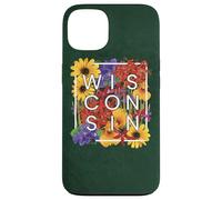 Flores de Wisconsin Word Art - Wisconsinite Pride Carcasa para iPhone 13