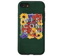 Flores de Wisconsin Word Art - Wisconsinite Pride Carcasa para iPhone SE (2020) / 7 / 8