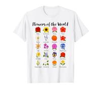 Flores del mundo Jardinero floral Jardinería de plantas Camiseta