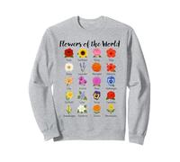 Flores del mundo Jardinero floral Jardinería de plantas Sudadera