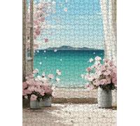 Flores Del OcéAno Puzzle 5000 Piezas, Rompecabezas Adultos Puzzle, 3D Un Rompecabezas, Desafiante Puzzles de Decoración Juego de, Juego Educativo para Toda la Familia, para Regalo Decoración FNKL7-376