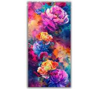 Flores Diamond Painting Adultos Grande XXL 90x180cm Kit Completo, 5D DIY Pintura de Diamante Full con Diamantes Redondos, Decoración Pared Salón, Renovación Hogar Primavera, Arte Mural, Color Y1-971