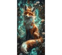 Flores Diamond Painting Kit Completo, Animales Pintura Diamante 5D Arte, Punto de Cruz Manualidades Adultos, Diamond Painting Niños, Hogar Oficina Decor Mural，Descompresión y Relajación 35x70cm N-338