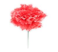 Flores Flamencas Claveles Grandes Flor Artificial Típica Feria de Abril Sevilla Flor Flamenca para el Pelo Mujer El Rocío Baile Flamenco y Sevillanas, Clavel Grande Coral Ø13cm