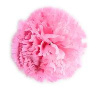 Flores Flamencas Claveles Típicas Pelo Mujer Flor Flamenca Clavel Feria de Abril Sevilla Flor Artificial Baile Flamenco y Sevillanas, Clavel Rosa Claro Ø9cm