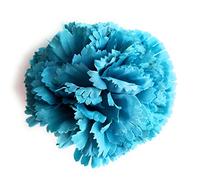 Flores Flamencas Claveles Típicas Pelo Mujer Flor Flamenca Clavel Feria de Abril Sevilla Flor Artificial Baile Flamenco y Sevillanas, Clavel Cobalto Ø9cm