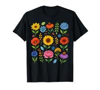 Flores Florales Jardinería Jardinero Botánico Amante Entusiasta Camiseta