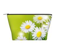 Flores Florales Margaritas, Bolsa de artículos de tocador Bolsa de Maquillaje Bolsa de cosméticos Bolsa de artículos de tocador de Viaje portátil